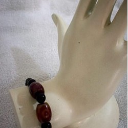 24 WHOLESALE PERUVIAN AGATE STONE BRACELETS WITH THREAD