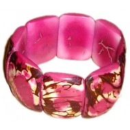 WHOLESALE PERUVIAN TAGUA BRACELETS RESINED - STANDARD TYPE