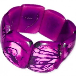WHOLESALE PERUVIAN TAGUA BRACELETS RESINED - STANDARD TYPE