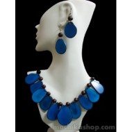 WHOLESALE TAGUA SETS NECKLACES FLAT SEEDS TYPE LEAF  