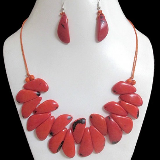 WHOLESALE TAGUA SETS NECKLACES PEAK SEEDS RAINFOREST HANDCRAFTED JEWELRY PERU