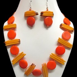 WHOLESALE TAGUA NUT SETS WITH TAGUA STICKS TYPE BUTTON 